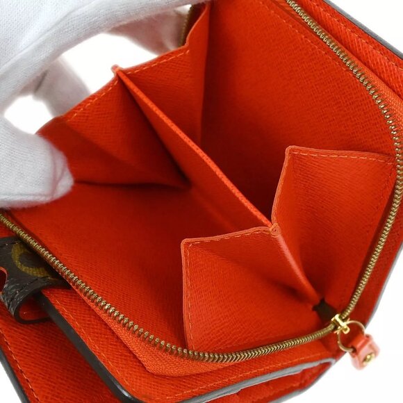 Louis Vuitton Monogram Perfo Compact Zip Wallet M95189 MI0056 144555 - Picture 9 of 12